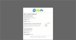 Desktop Screenshot of matpo.de